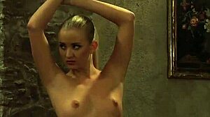 Hey, watch this maid and mistress grind pussies hard in lezdom bondage play!  