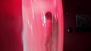 Skinny Teen Brunette Kendra Cole Masturbates in Sexy Shower Alone