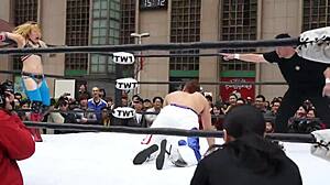 Exciting Wrestling Match: Dou Yu Vs Apple Miyuki