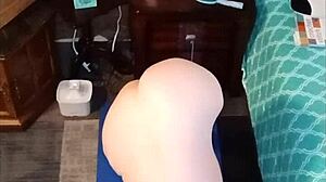 naked yoga in the morning with vee showing off