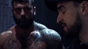 markus kage jerks while ryan stone and jay bang hard