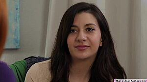 Small Tits Lesbian Rimming Friend's Ass with Deep Desire