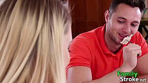 thanksgiving stepsons fuck cougar milf girlfriend