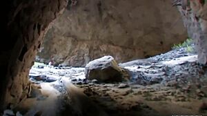 older guy’s hard cock fits perfectly in her tight holes outdoors.