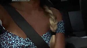 Hotwife excited on gym way 😍