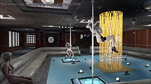 Fallout 4 Multi Pole Dance Animation Showcase