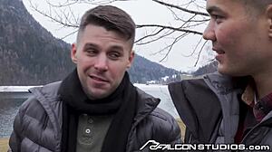 Falcon Studios: Colton's Girthy Cock Mercilessly Pounds Dmitry's Ass