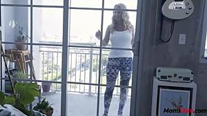 Blonde Stepmom Serves As Personal Maid For Hardcore Fucking With Big Tits