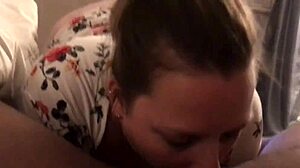 Interracial Sexy PAWG Wife Sucks Black Cock in Dress