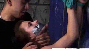 I'm caught in Anya's extreme rough gang anal outdoor chaos!