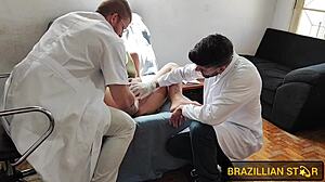 Gyno Babe Sucks Huge Cock