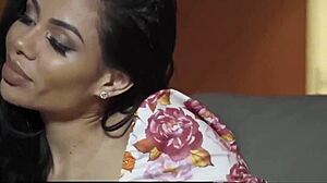 Brunette Latina MILF Stepmom Canela Skin Craves Stepson's Big Dick. She Sucks Before Hardcore Doggystyle POV Sex.