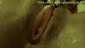 Girl plays with her pussy and fingers herself in solo fun