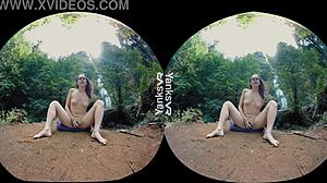 Sierras reaches big orgasm outdoors with toys