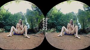 Sierras reaches big orgasm outdoors with toys