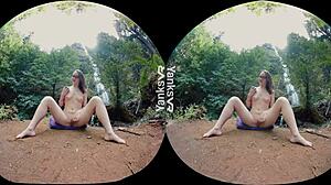 Sierras reaches big orgasm outdoors with toys