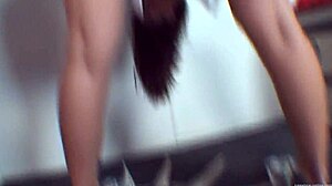 Hot cheerleader anna morna blows teen cock