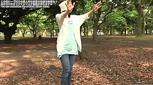 Old Man Blindfolded And Walked Outdoors In Fetish Play