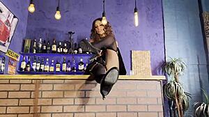 monika fox getting fucked in a bar for free 😏