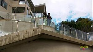 She says, 'Watch me suck this cock and fuck in the kitchen.'