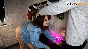 this guy couldn't resist drilling a ponytail beauty in the ass with mouth and cock action