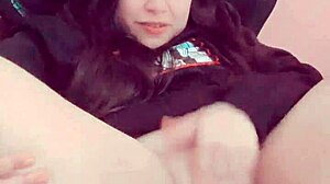 I'm a cute petite 18+ horny teen masturbating my tight virgin pussy, Hana Lily!