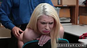 My Heart Races Watching This Petite Blonde Teen's First Time With A Cop!