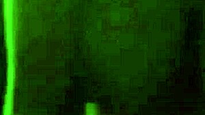 wife gives happy handjob, full of contrasting pleasure and joy