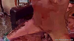 Charlie Sheen Parody Porn Stud in Action