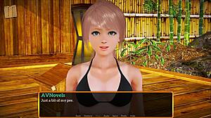 Blonde Girl in My New Family Game