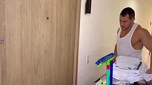 I-I can’t believe I’m fixin’ her sink and suckin’ that huge cock!