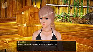 Blonde Girl in My New Family Game