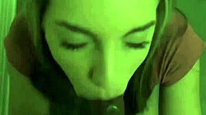 i'm the hot teen stepsister catching stepbrother in bathroom and leting him fuck me pov - kimmy granger