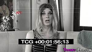 This shemale hooker takes big cock for mouth cum! 🍆💦😈