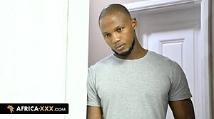 Busty Maid Begs for More. Her Curvy African Body Rides Hard for Cum!