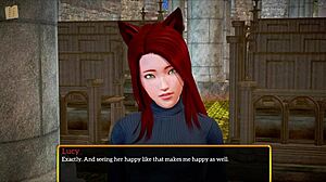 Teen Redhead With Big Tits In Family Fun