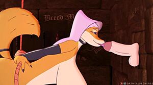 Maid Marian in Fungeon Adventure with Cartoon Elements