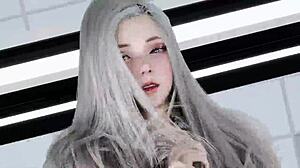 3D Dance Girl Performs Online