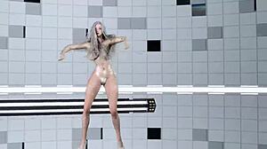 3D Dance Girl Performs Online