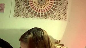 evil femdom gives intense blowjob.