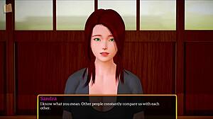 my new family plays erotic games with small tits