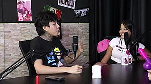 Morena and Loira Dance Seductively Showing Boobs with DJ Rafa and Mateus Hwang