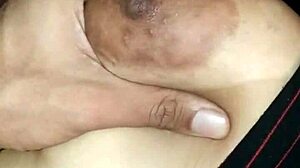 Invited me for Netflix, she passed out, so I secretly filmed her stunning natural boobs.