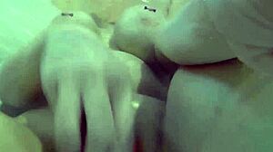 sexy nadia takes a bath with some rubber duckies masturbating