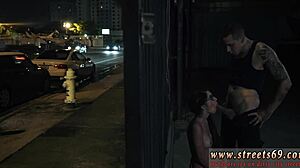 Amateur Teen With Glasses Gets Dominated In BDSM Sex By Guys Making Passes