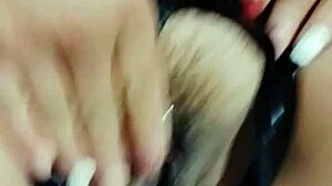 Intriguing live video call where follower watches punk latina get ass licked and fucked