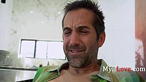 what is cheating exactly? this hot milf is riding in reverse cowgirl with her mature husband. it's hardcore and intense.