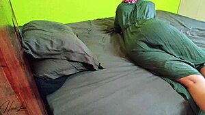 Asian Stepmom Screwed Hard in Surprise Bedroom Action