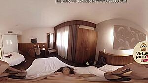 Brunette Fucked by Monster Cock in Hotel POV