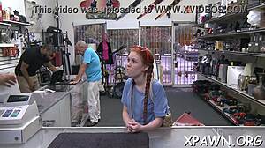 playful little minx takes a ramrod in reality film.